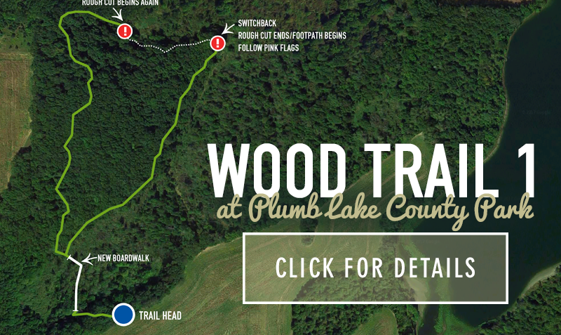 Plumb Lake Park Wood Trail map