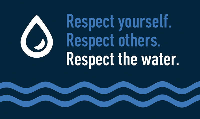 respect yourself. respect others. respect the water.